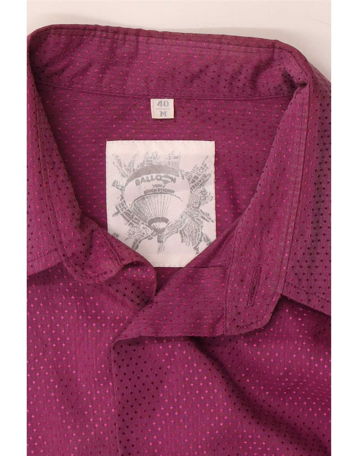 Balloon Ανδρικό πουκάμισο Size 40 Medium Maroon Spotted