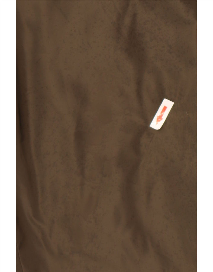 Zara Ανδρικό μπουφάν με κουκούλα Bomber UK 44 2XL Khaki Polyester