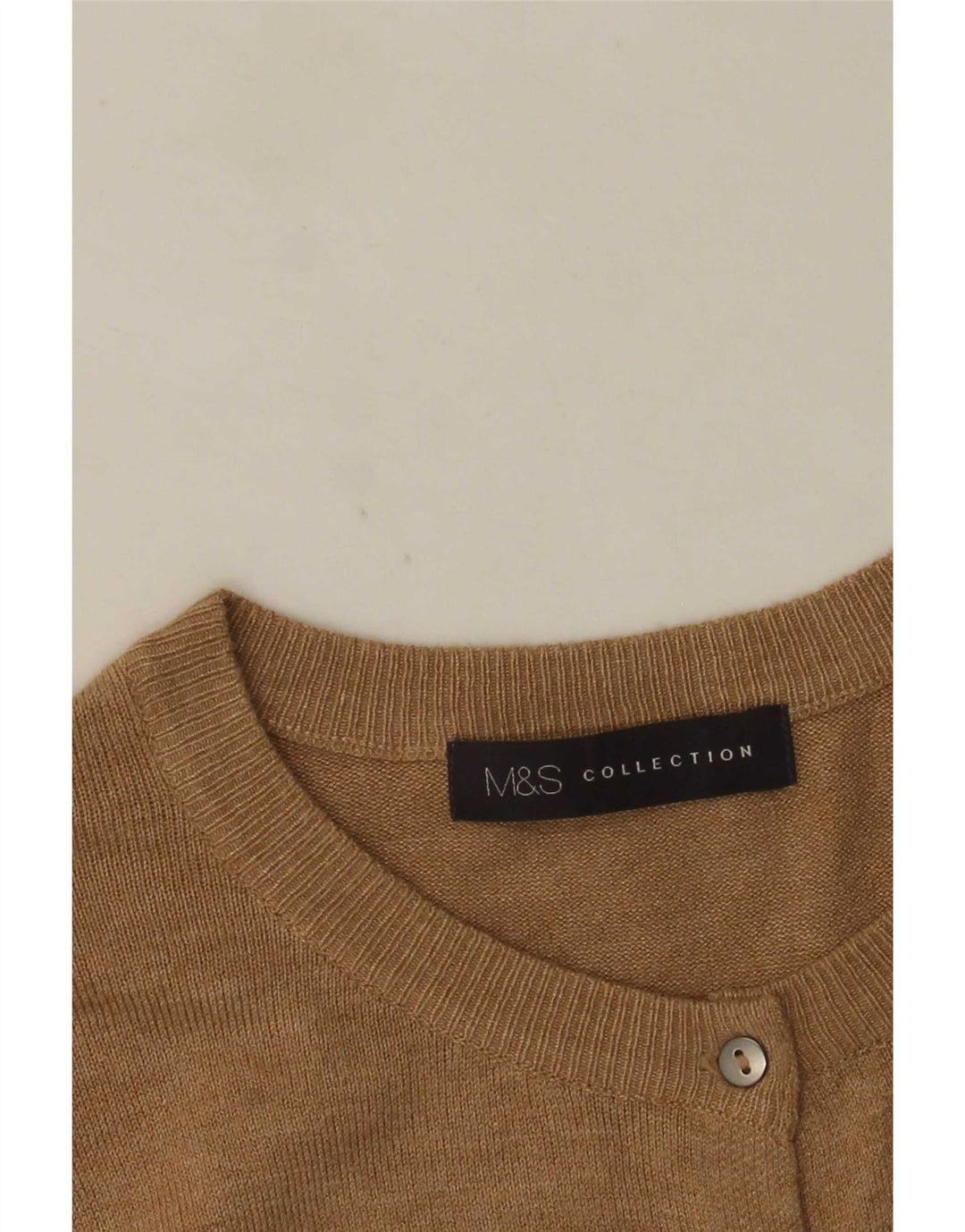 Marks & Spencer Γυναικεία Ζακέτα πουλόβερ UK 14 Medium Beige