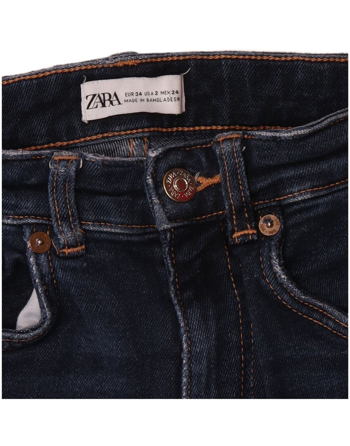 Zara Γυναικείο Ψηλόμεσο Skinny Jeans EU 34 2XS W24 L27 Blue