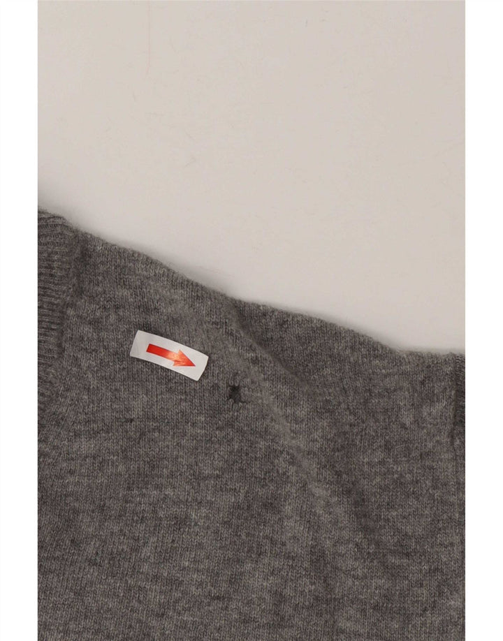 Gant Ανδρικό πουλόβερ με λαιμόκοψη 2XL Grey Lambswool