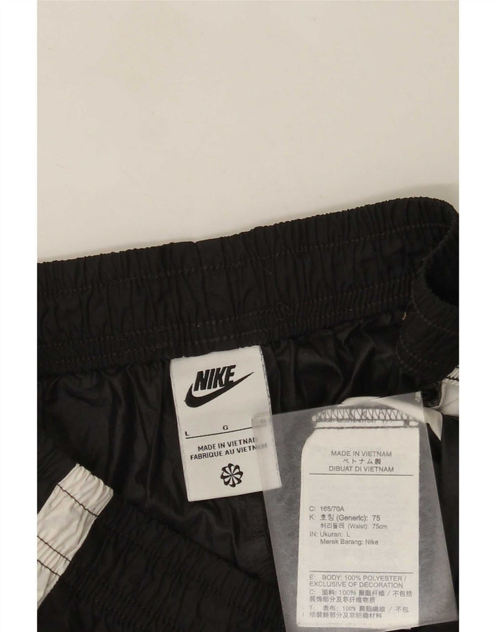 Γυναικείο γραφικό αθλητικό σορτς Nike UK 16 Μεγάλο μαύρο χρώμα πολυεστέρα
