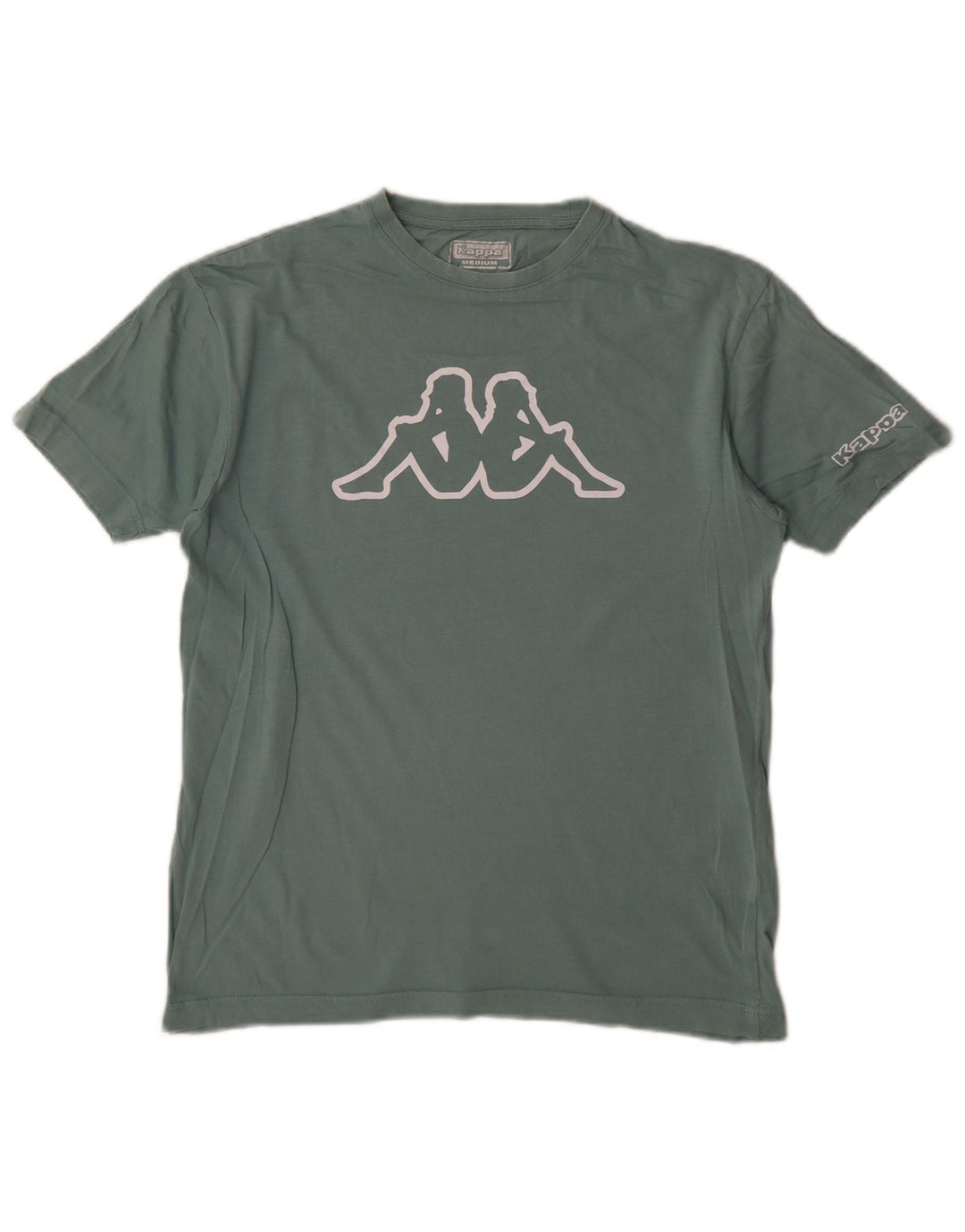 Kappa Γυναικείο T-Shirt Top UK 14 Medium Green