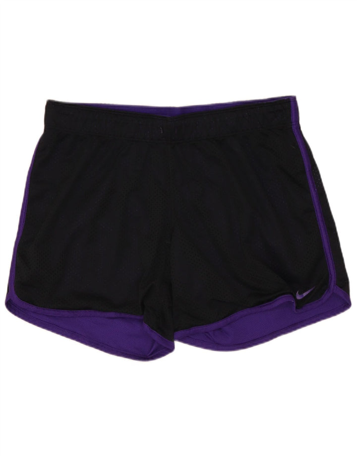 Γυναικείο αθλητικό σορτς NIKE Dri Fit UK 12 μεσαίο μαύρο πολυεστέρα