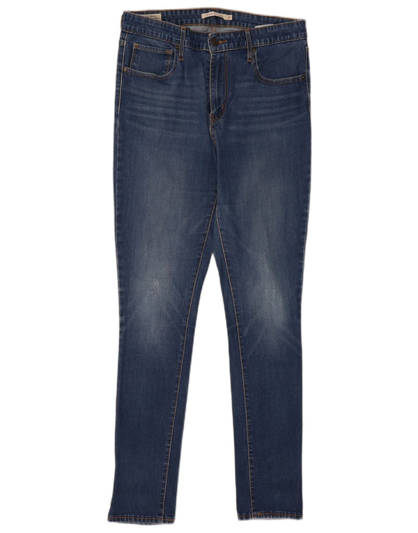 LEVI'S Γυναικείο 721 Ψηλό Skinny Jeans W31 L30 Μπλε βαμβακερό
