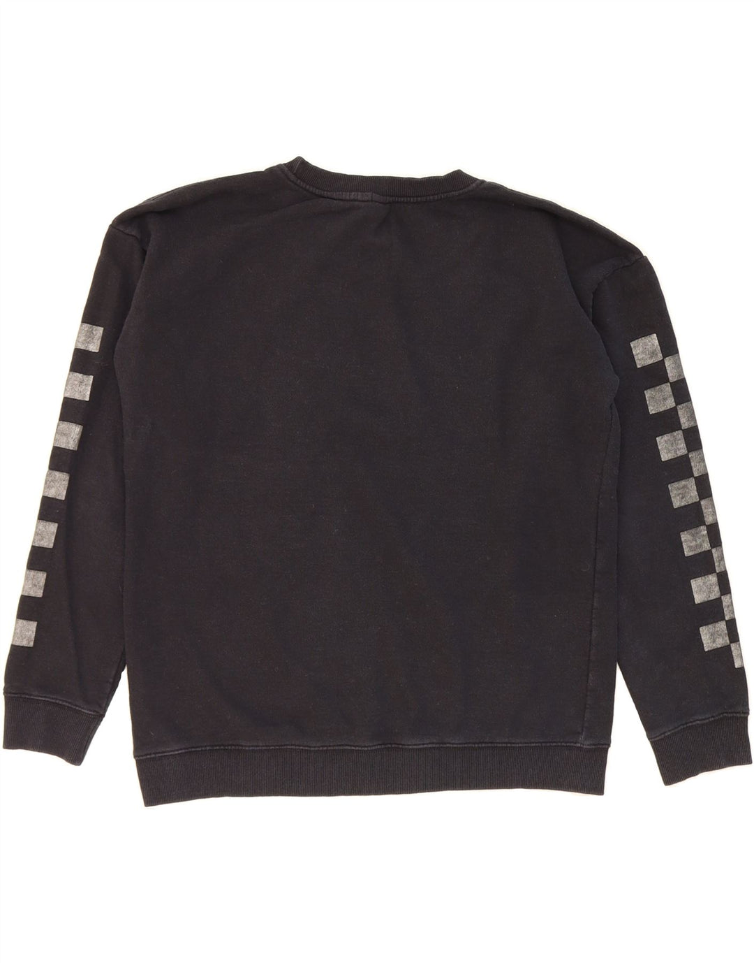 VANS Womens Sweatshirt Jumper UK 14 Medium Black Cotton Vintage Vans and Second-Hand Vans from Messina Hembry 