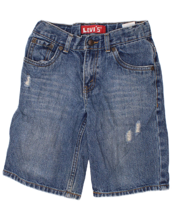Τζιν σορτς Levi's Boys 6-7 ετών W24 Blue Ramie