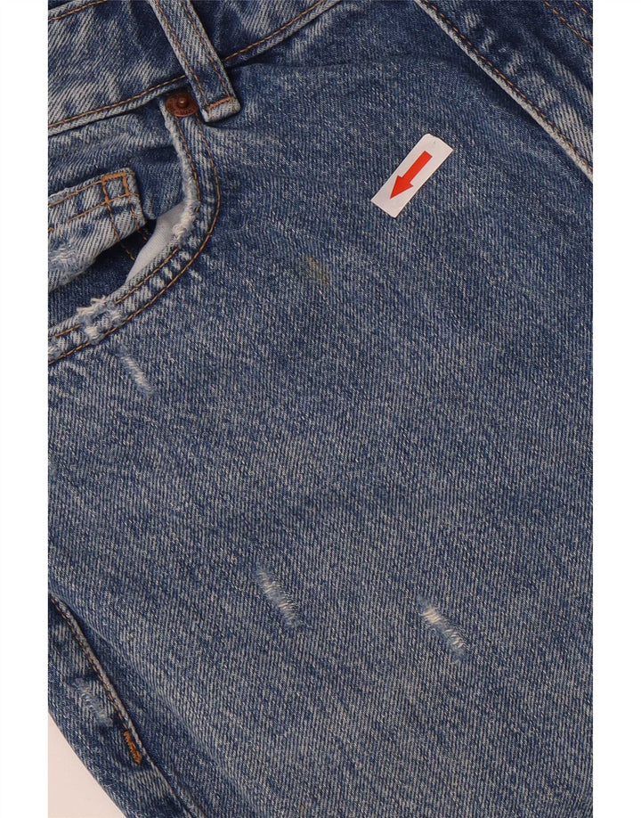 Zara Γυναικεία στραβά τζιν EU 40 Medium W30 L27 Μπλε βαμβακερό