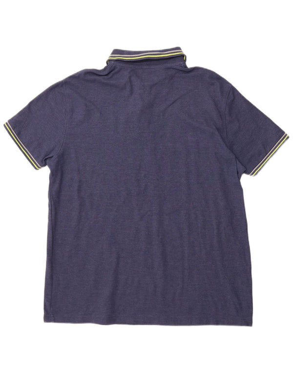 Ανδρικό μπλουζάκι πόλο LOTTO 2XL Navy Blue