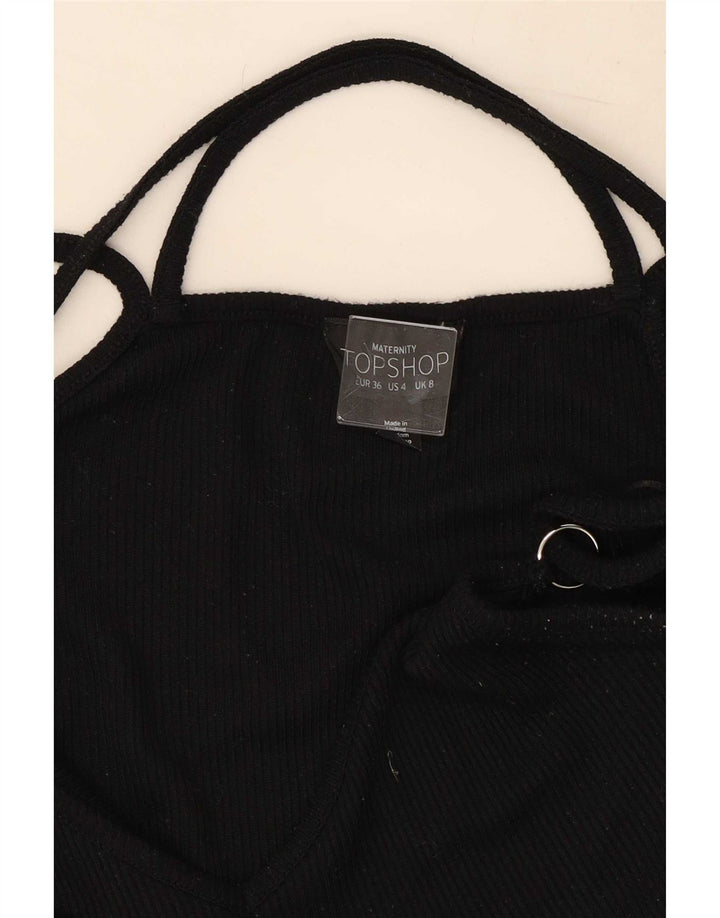 Topshop Γυναικείο Slip Dress UK 8 Small Black Polyester