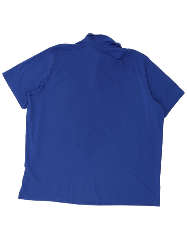 Adidas Ανδρικό Aeroready Πόλο Μπλουζάκι 3XL Μπλε Πολυεστέρας