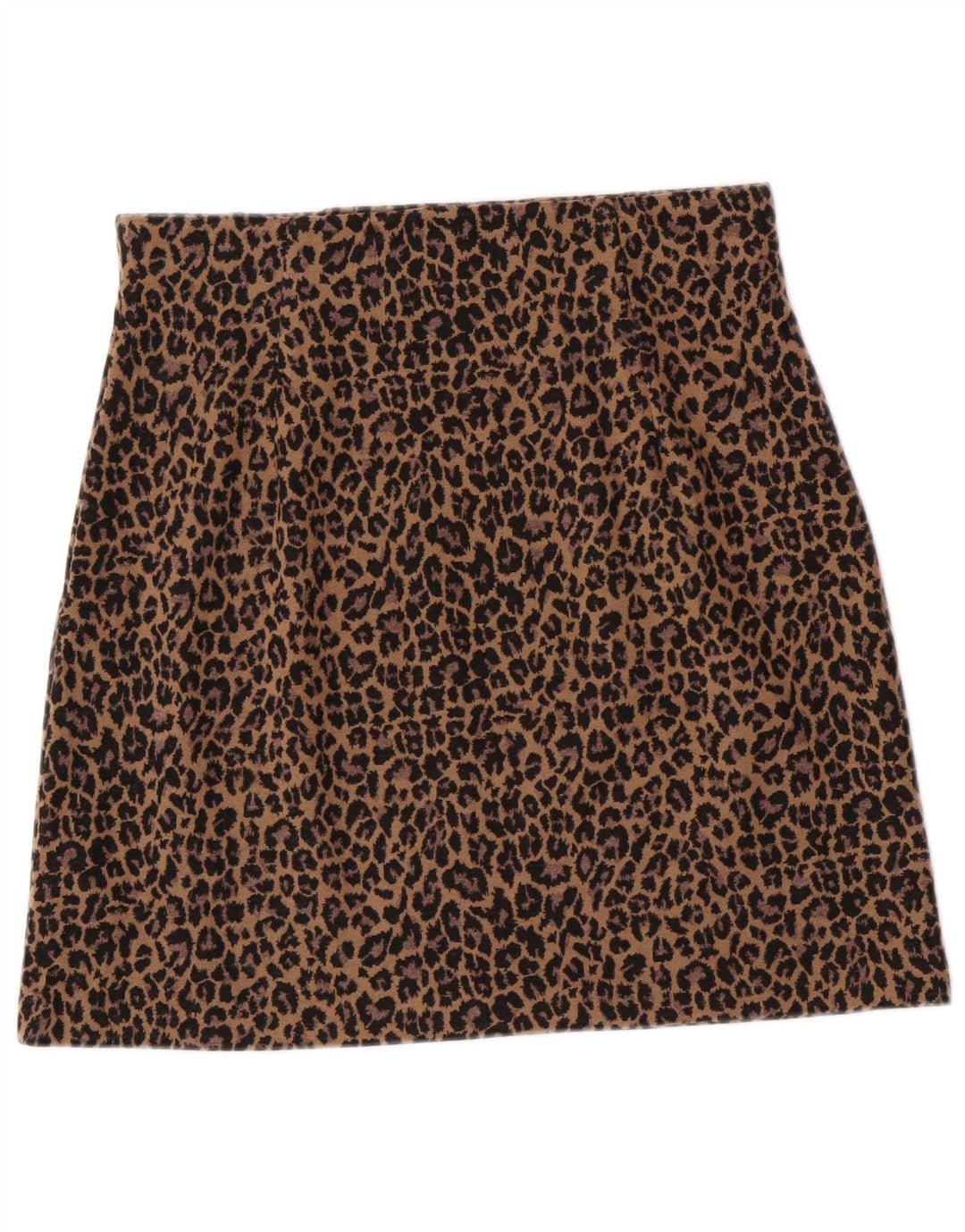 Marks & Spencer Γυναικεία Μίνι Φούστα UK 12 Medium W30 Brown Leopard
