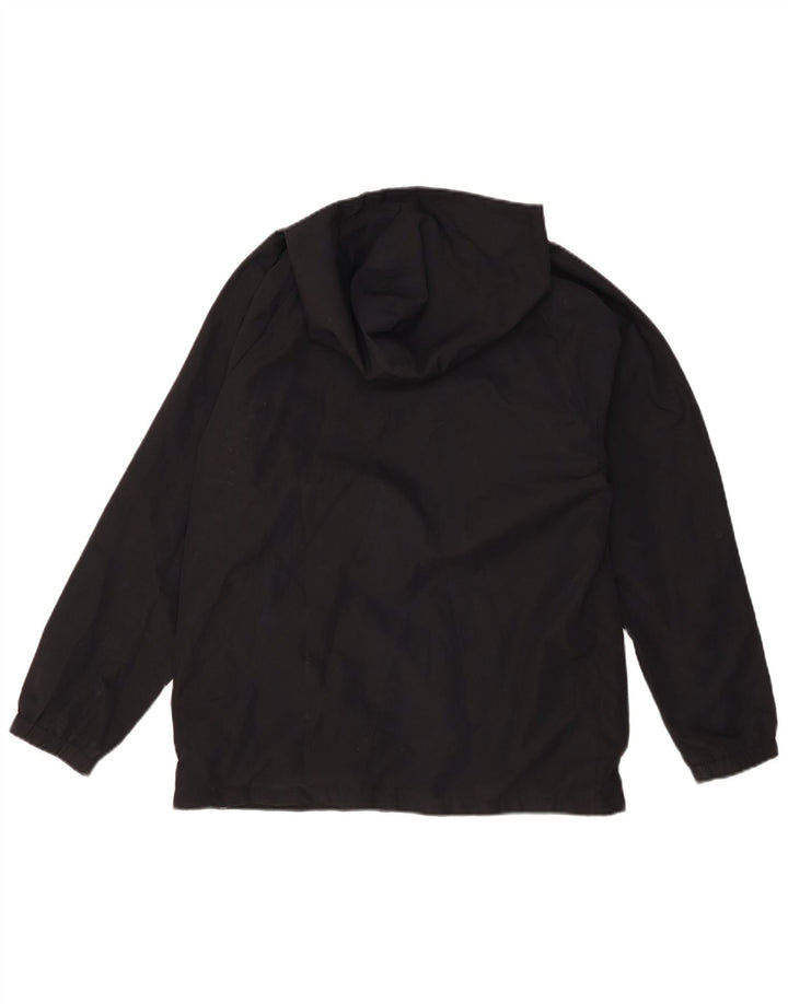 Animal Boys Graphic Hooded Windbreaker Jacket 13-14 Years Black Polyester