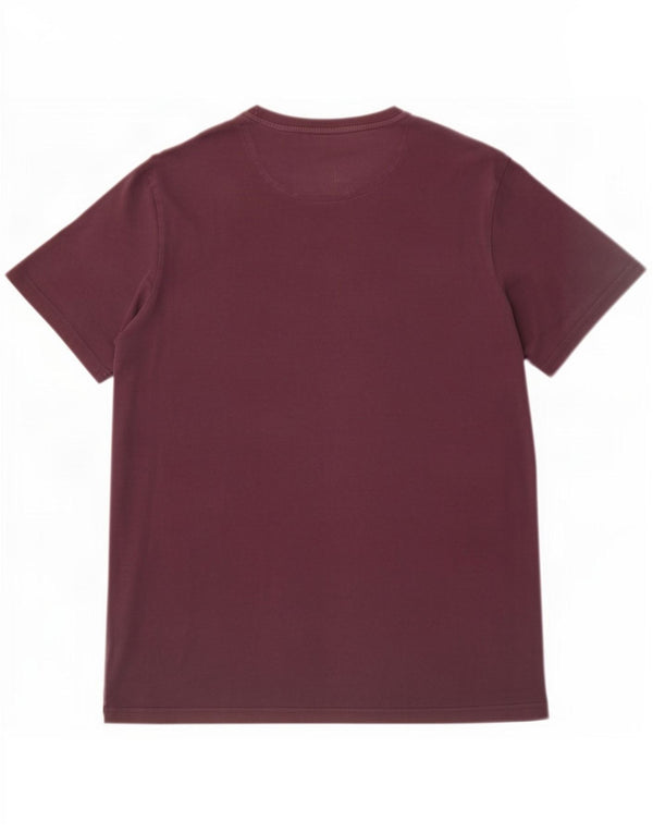 Ανδρικό T-Shirt Lyle & Scott Top Large Maroon Βαμβακερό