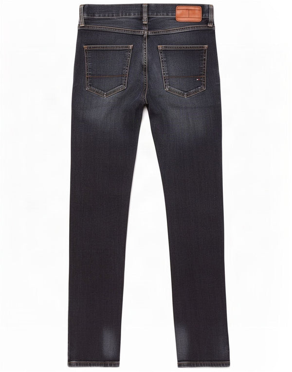 Tommy Hilfiger Mens Slim Jeans W30 L23 Navy Blue Cotton