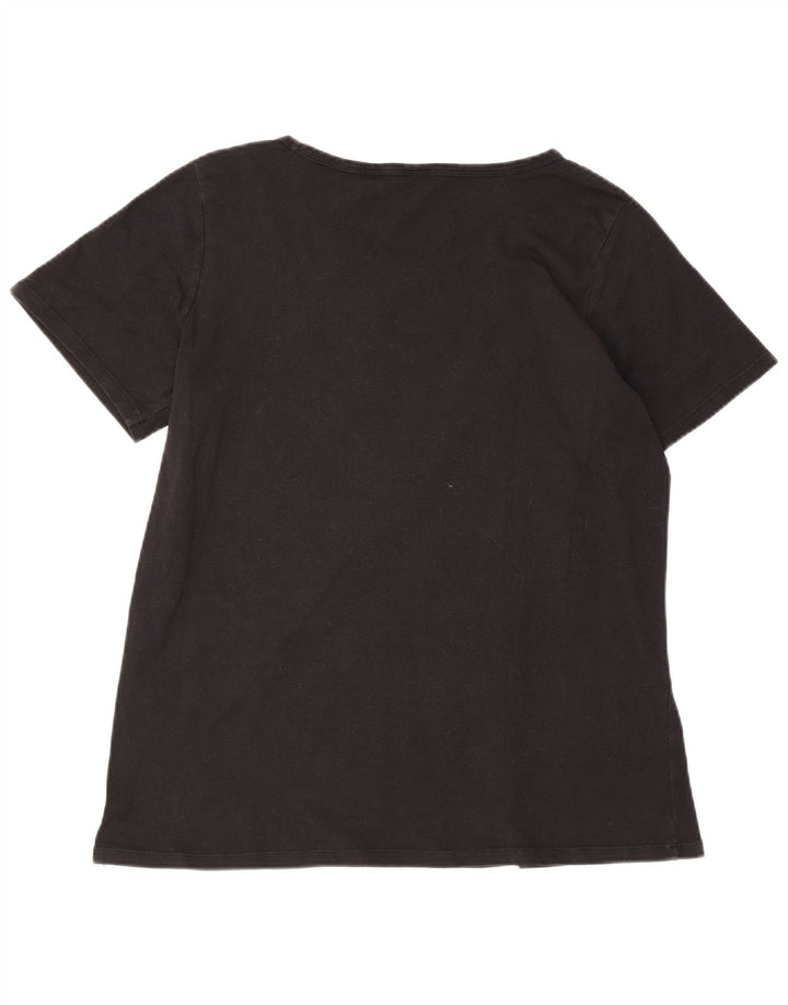 LEVI'S Γυναικείο T-Shirt Top UK 20 2XL Μαύρο