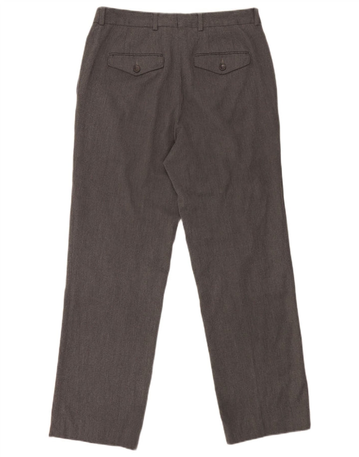 Zara Ανδρικό ίσιο παντελόνι Chino EU 40 Medium W31 L29 Grey Polyester