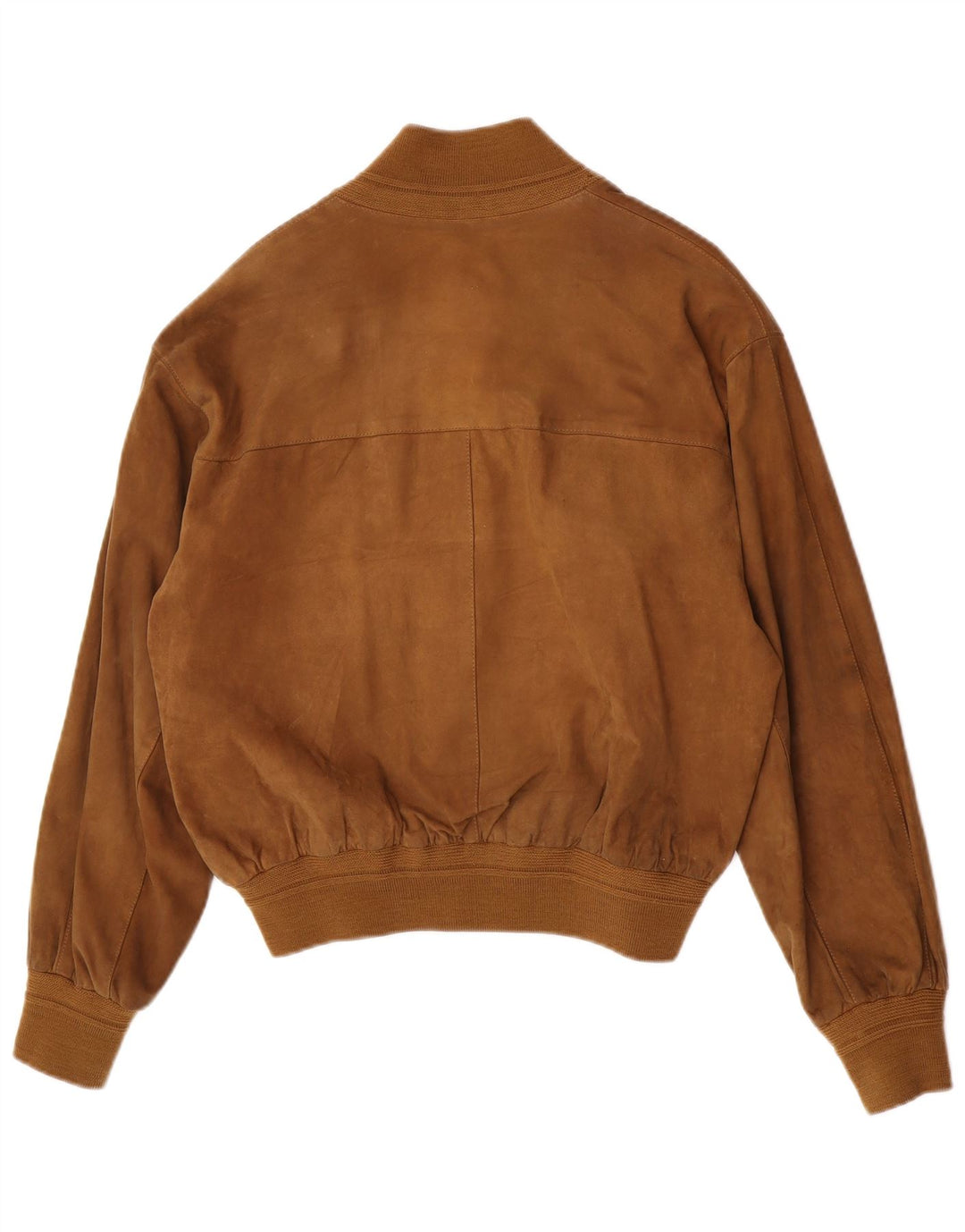 Vintage Γυναικείο Oversized Suede Bomber Jacket IT 44 Medium Beige