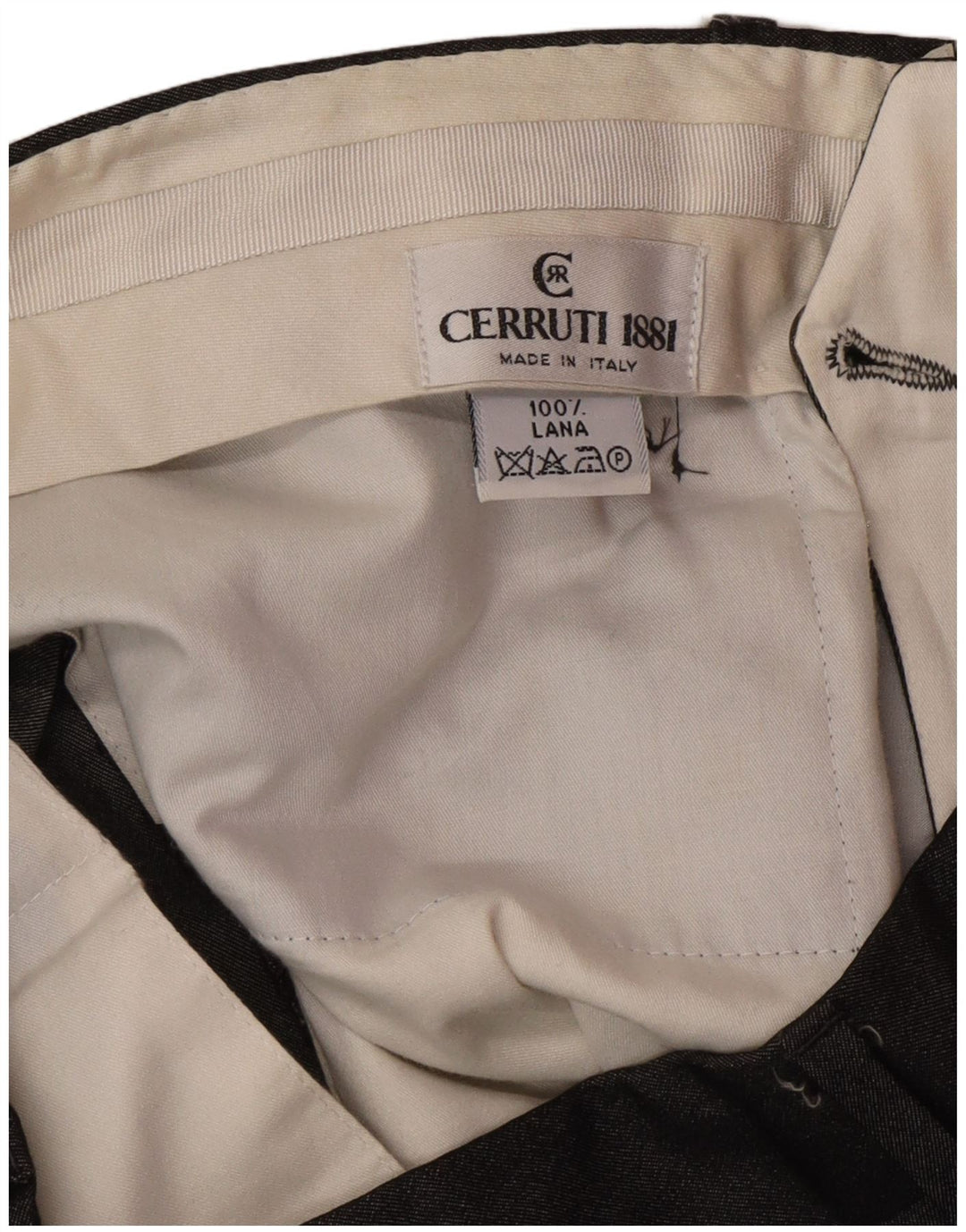 CERRUTI 1881 Ανδρικό παντελόνι με καρφίτσα IT 50 Large W32 L30 Grey Classic