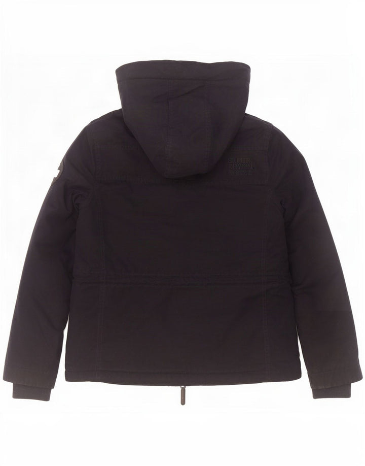 Superdry γυναικείο τζάκετ Windparka με κουκούλα UK 14 Medium Navy Blue