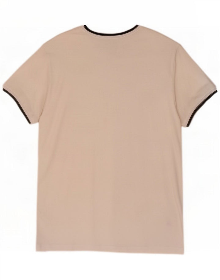 Jack Wills ανδρικό μπλουζάκι Top Medium White Cotton