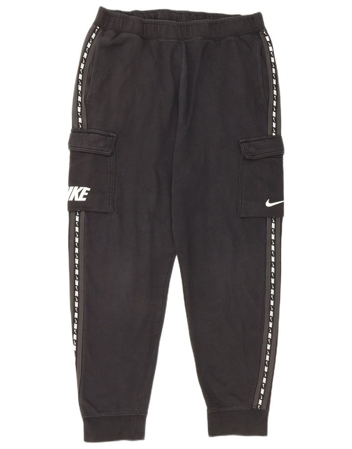 Ανδρικές φόρμες Nike Graphic Cargo Παντελόνια Joggers Μεσαίο μαύρο βαμβακερό