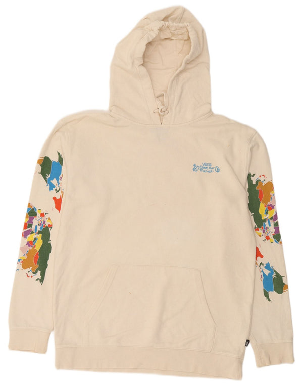 Ανδρικό Vans Graphic Hoodie Jumper μεγάλο σε λευκό βαμβακερό