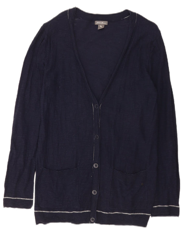 Γυναικεία ζακέτα Eddie Bauer UK 14 Large Navy Blue Cotton