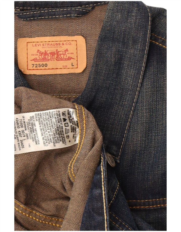 Ανδρικό τζιν μπουφάν Levi's UK 40 μεγάλο μπλε βαμβακερό