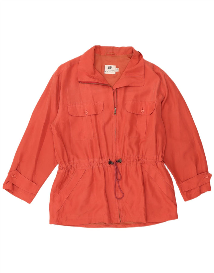 Belfe Γυναικείο Utility Jacket IT 48 XL Orange Silk