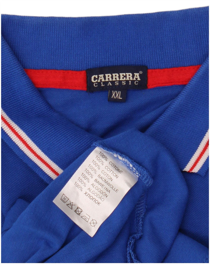 Ανδρικό πουκάμισο CARRERA Classic Fit Polo 2XL Μπλε βαμβακερό