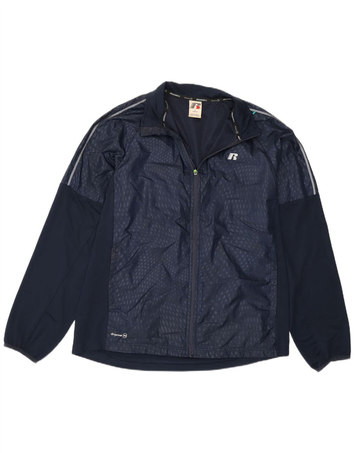 RUSSELL ATHLETIC Ανδρική φόρμα αθλητικής φόρμας Top Jacket UK 38/40 Medium Navy Blue