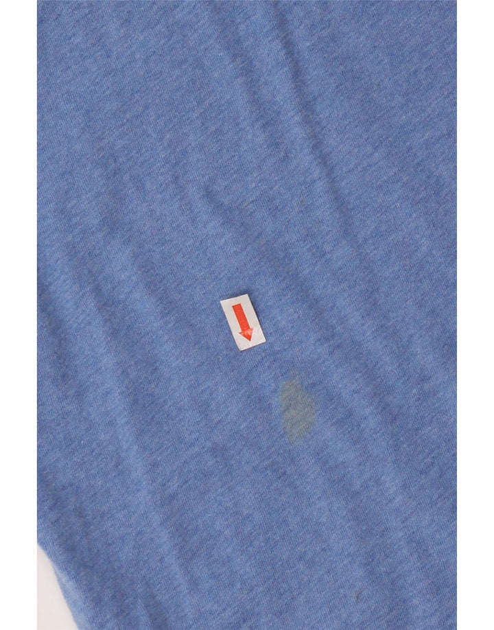 Ανδρικό γραφικό T-Shirt Fat Face Top μεγάλο μπλε βαμβακερό