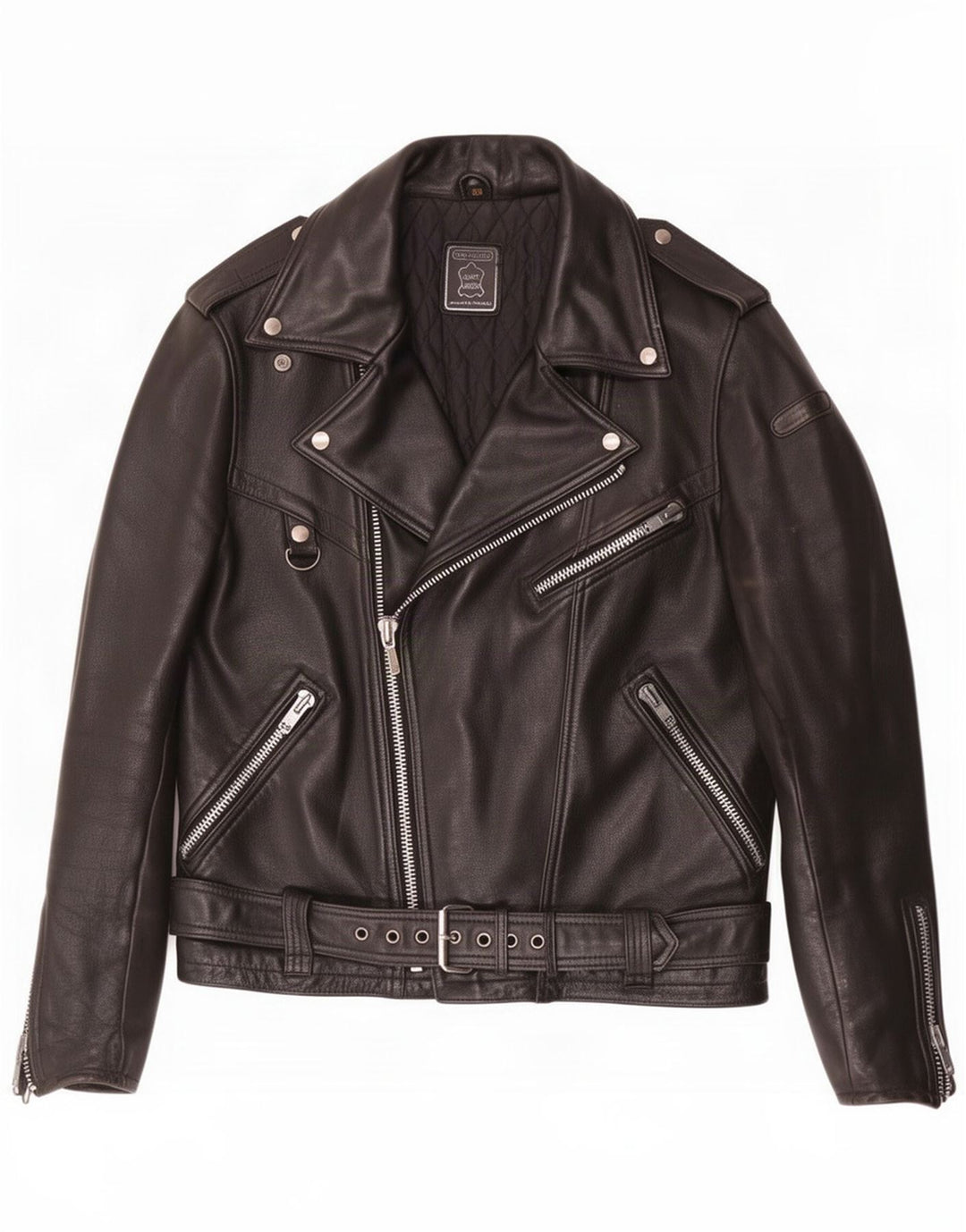 Hein Gericke Ανδρικό Δερμάτινο Μπουφάν Biker Μέγεθος 54 XL Μαύρο