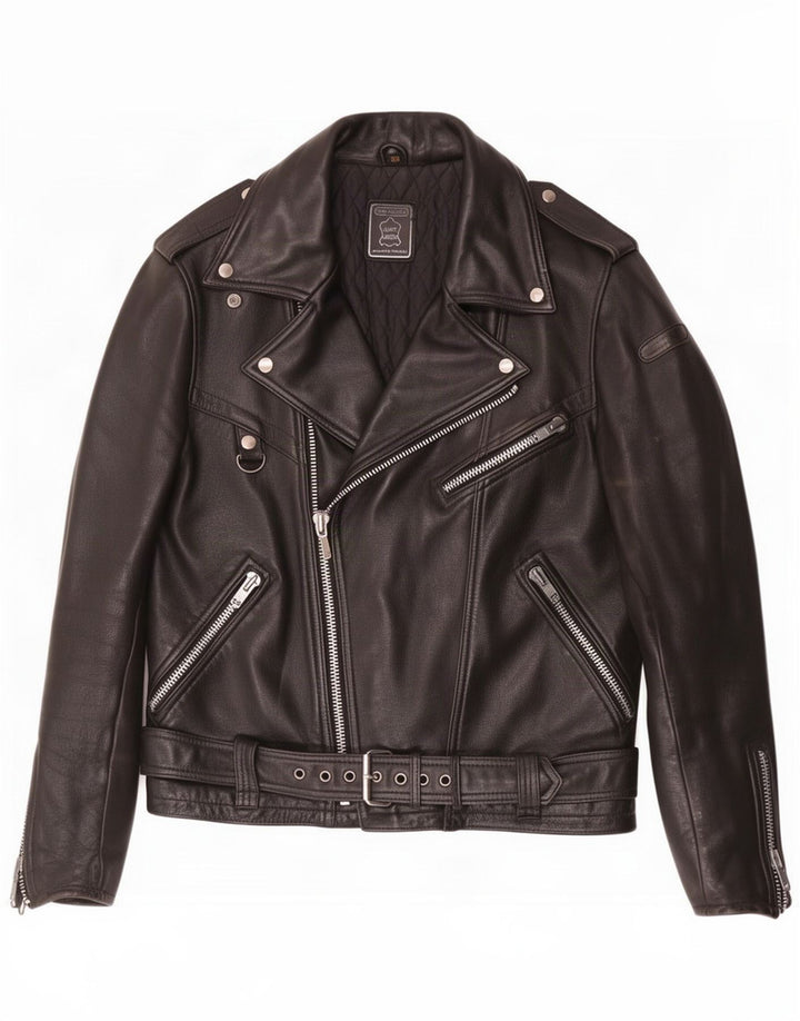 Hein Gericke Ανδρικό Δερμάτινο Μπουφάν Biker Μέγεθος 54 XL Μαύρο