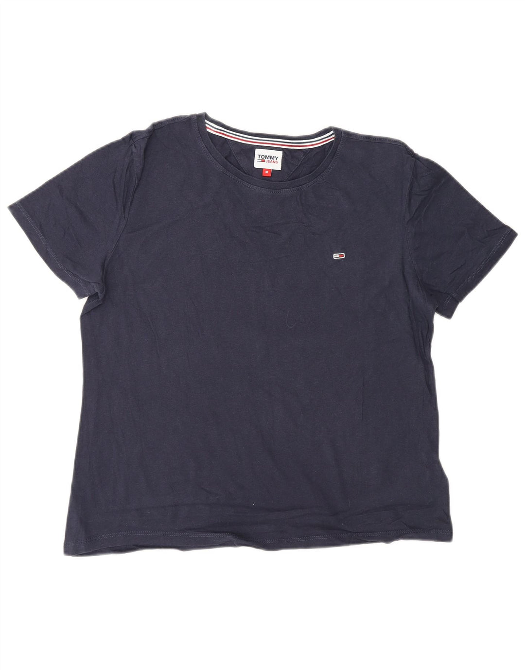 Γυναικείο μπλουζάκι TOMMY HILFIGER Top UK 14 Μεσαίο μπλε βαμβακερό