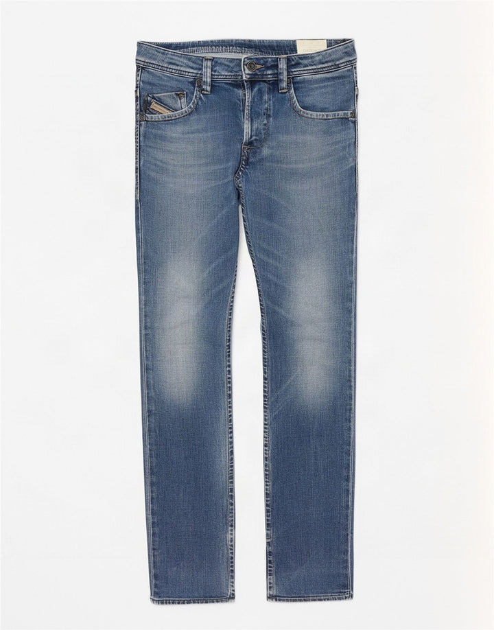 Diesel Ανδρικό Darron Slim Straight Jeans W30 L32 Μπλε βαμβακερό