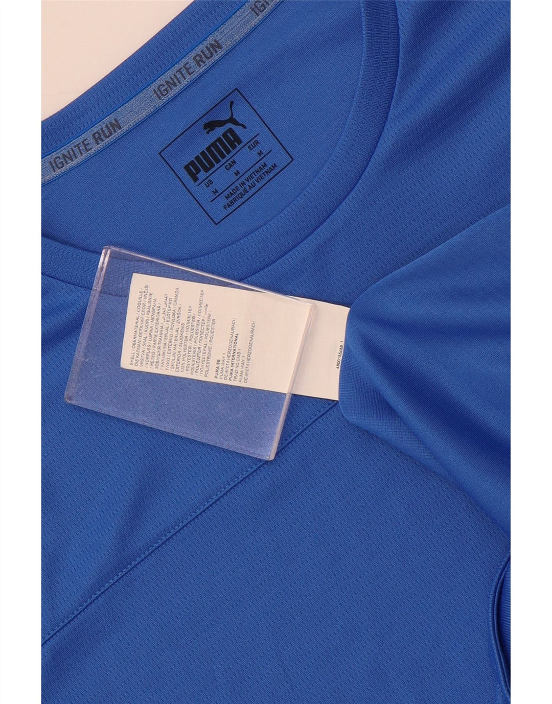 Ανδρικό T-Shirt Puma Τοπ μεσαίου μπλε πολυεστέρα