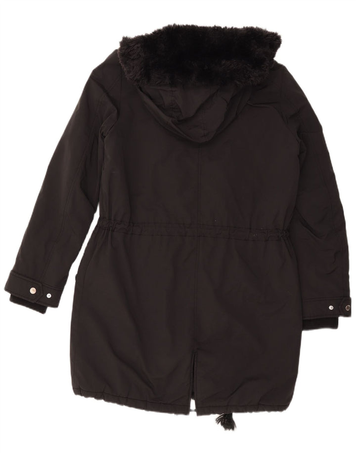 Tommy Hilfiger Γυναικείο μπουφάν με κουκούλα Parka UK 10 Small Black