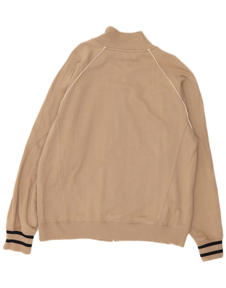 Ανδρική φόρμα Champion Top Jacket XL Μπεζ ριγέ βαμβακερό