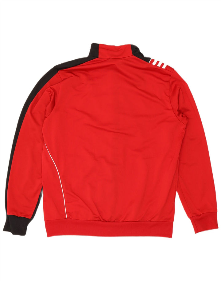 Ανδρική φόρμα Adidas Top Jacket UK 42/44 Μεγάλο κόκκινο χρώμα πολυεστέρα
