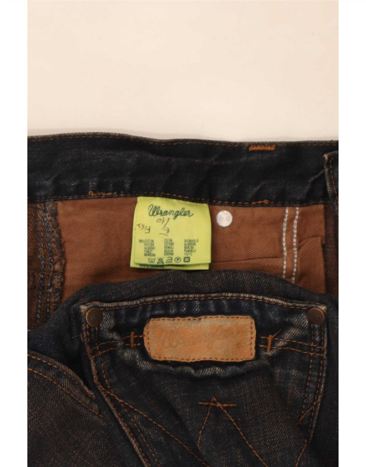 Ανδρικό τζιν Wrangler Sharkey Bootcut W32 L34 Navy Blue Cotton