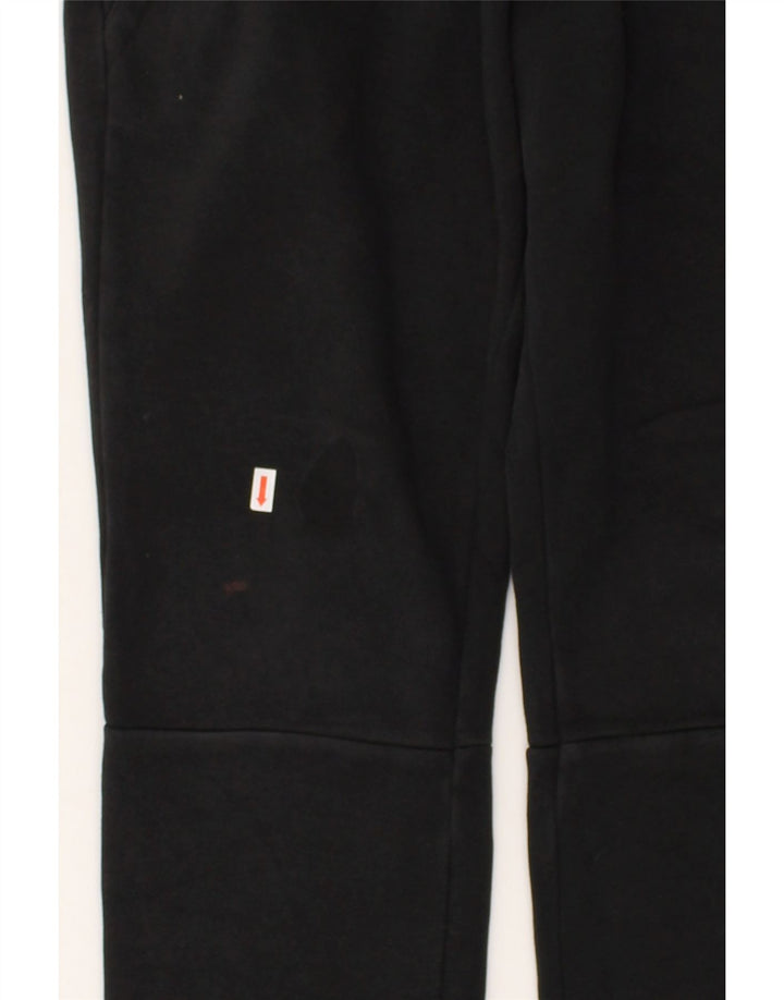 ADIDAS Womens Graphic Tracksuit Trousers Joggers UK 4/6 XS Black Cotton | Vintage Adidas | Thrift | Second-Hand Adidas | Used Clothing | Messina Hembry 