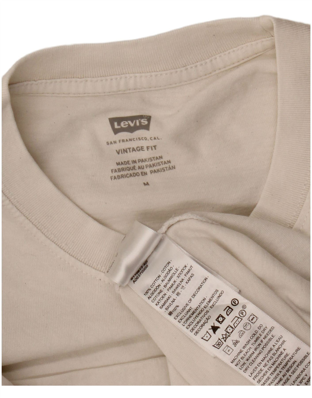 Ανδρικό T-shirt Levi's Vintage Fit Top Μεσαίο λευκό βαμβακερό