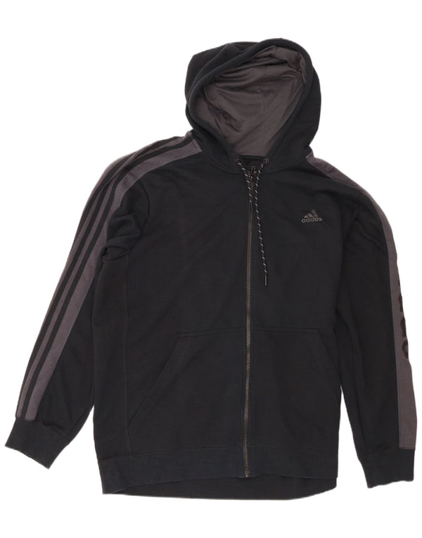 Ανδρικό πουλόβερ Adidas Climalite με φερμουάρ XL Μαύρο Colourblock