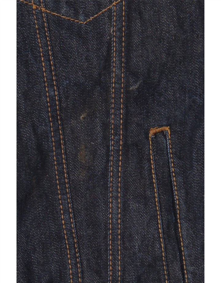 Ανδρικό τζιν μπουφάν Levi's Sherpa UK 38 Medium Navy Blue Cotton
