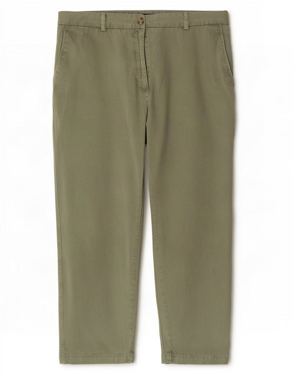 Marks & Spencer Γυναικείο ψηλόμεσο παντελόνι UK 16 Large W34 L25 Khak