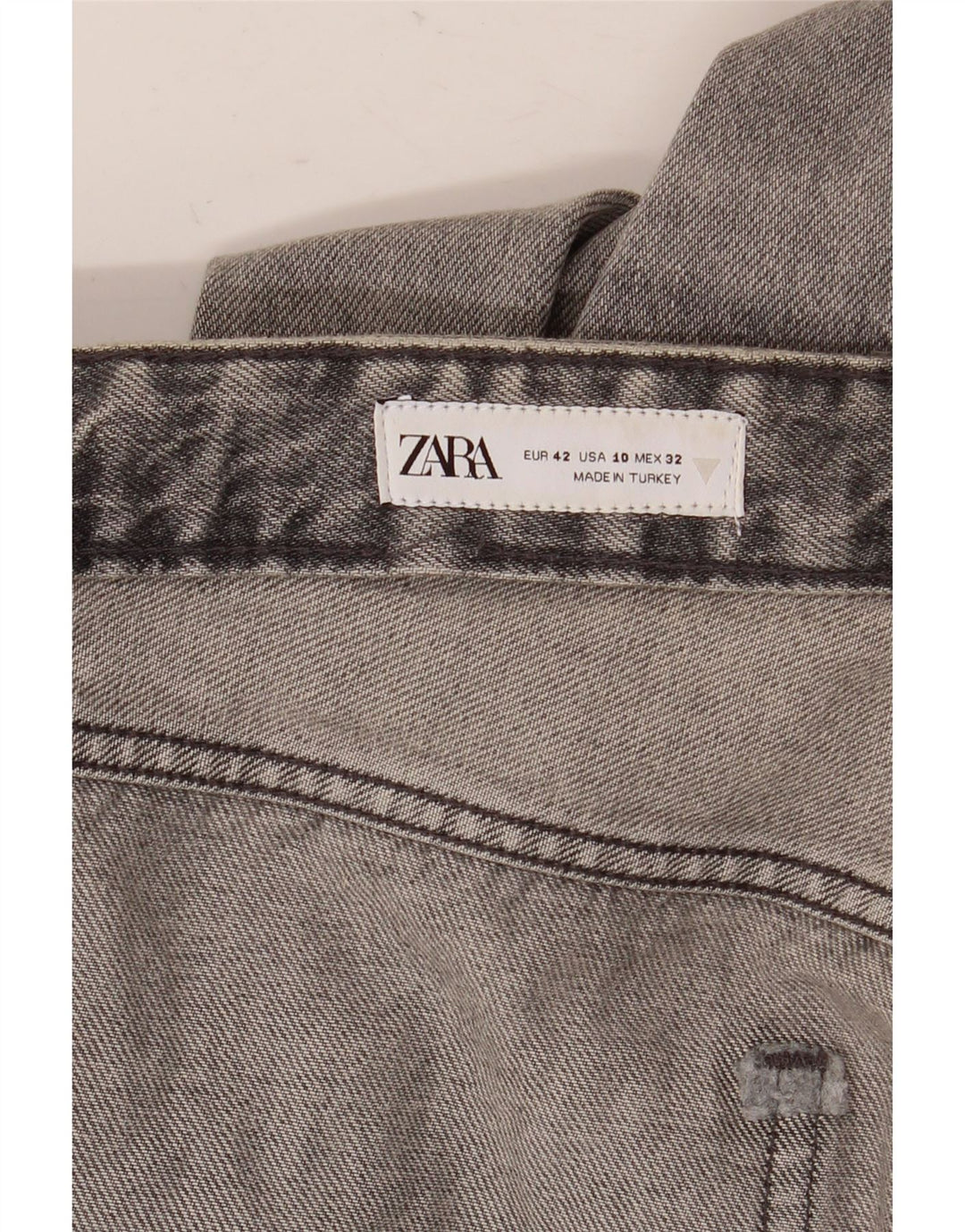 Zara Γυναικείο φαρδύ τζιν τζιν EU 42 Large W32 L36 Γκρι