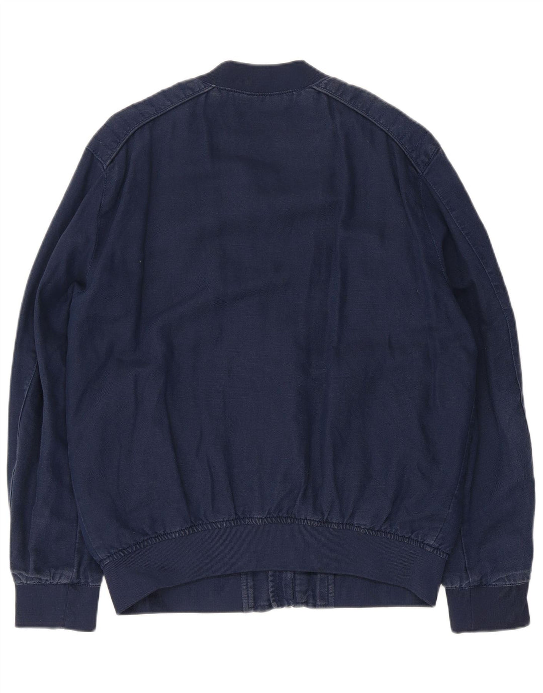 Ανδρικό μπουφάν ZARA Bomber UK 40 Large Navy Blue Polyester