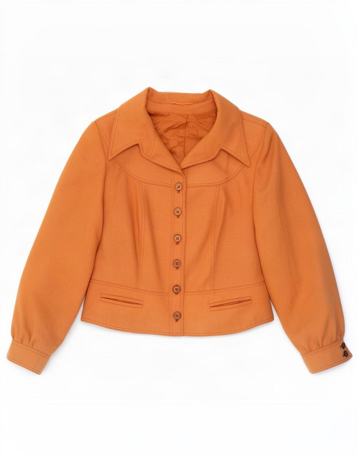 Vintage Γυναικείο Bomber Jacket EU 40 Μεσαίο καφέ Πολυεστέρας